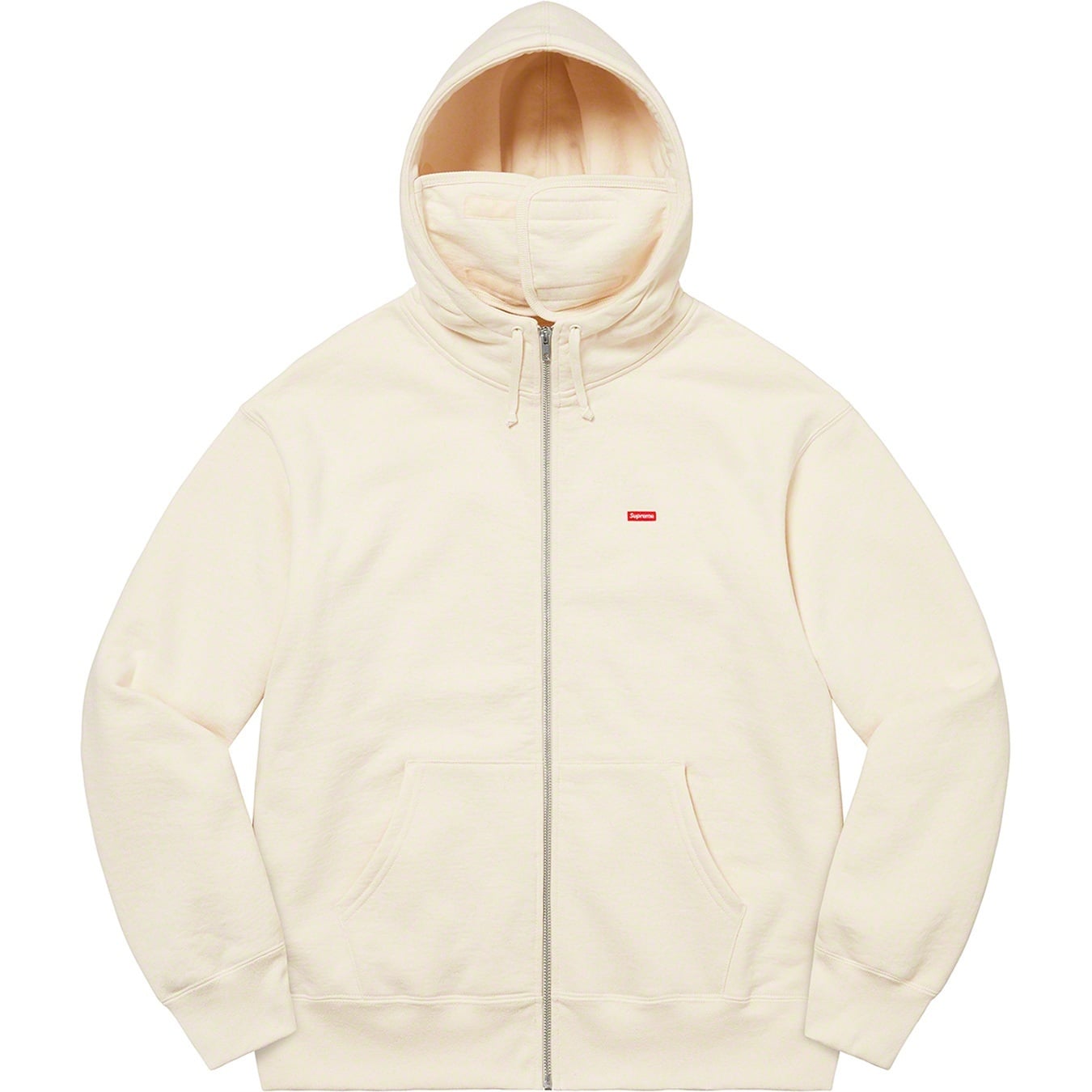 Small Box Facemask Zip Up Hooded Sweatshirt view 3